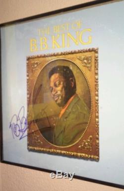 1973 B. B. BB KING BLUES LEGEND SIGNED BEST OF ALBUM RECORD AUTOGRAPHED