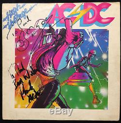 1977 Bon Scott Signed AC/DC High Voltage + Black Sabbath albums +Concert ticket