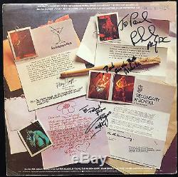 1977 Bon Scott Signed AC/DC High Voltage + Black Sabbath albums +Concert ticket