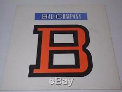 1986 Bad Company Signed Autographed Hard Rock Record Album Cover Insert England