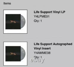 1 of 100! SIGNED Madison Beer Life Support Gray Vinyl Album SOLD OUT! IN HAND