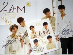 2AM Autographed Korea 2nd album One Spring Day CD+photo+signed poster