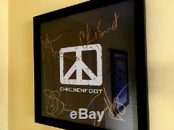 2 Chickenfoot Signed Autographed Vinyl Albums Sammy Hagar Joe Satriani
