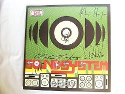 311 BAND SIGNED 12x12 SoundSystem Dbl Album Autographs Very Collectible Record