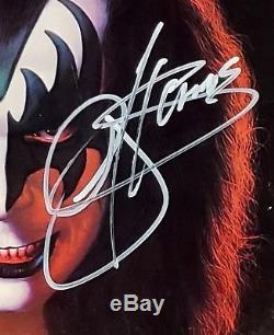 4 KISS Signed Original Albums Simmons, Stanley, Criss & Frehley BECKETT BAS