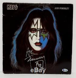 4 KISS Signed Original Albums Simmons, Stanley, Criss & Frehley BECKETT BAS