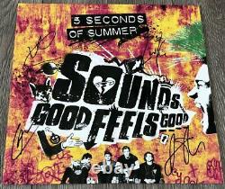 5 Seconds Of Summer Signed Autograph Sounds Good Feels Good Vinyl Album