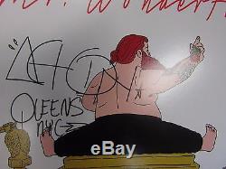 ACTION BRONSON MR WONDERFUL Signed Autographed Album Cover with JSA COA