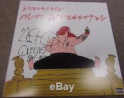 ACTION BRONSON MR WONDERFUL Signed Autographed Album Cover with JSA COA