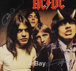 AC/DC Angus Young Cliff Signed High Way To Hell Autograph Album Record JSA