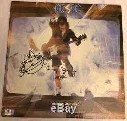 AC/DC Angus Young Signed Autographed BLOW UP YOUR VIDEO Record Album LP With COA