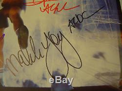 AC/DC Autographed Signed By 5 Album Record Cover''Blow Up Your Video'' COA/ACA