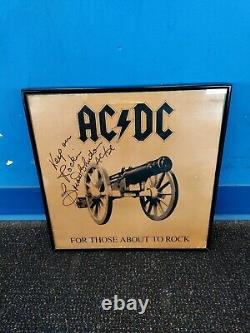 AC/DC Brian Johnson Signed Autographed For Those About To Rock 1981 Album
