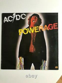 AC/DC Powerage autographed album signed by Angus, Bon, Malcolm, Cliff