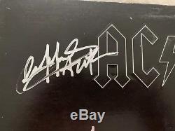AC DC SIGNED Back In Black ALBUM Signed by Band Members
