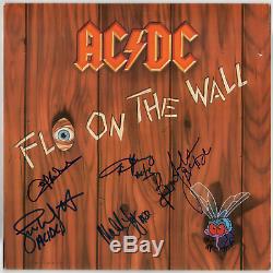 AC/DC band signed autographed record album! Brian Malcolm Angus +! Epperson LOA