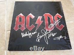AC/DC x4 Black Ice Signed Autographed LP Album Record PSA Certified