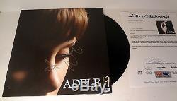 ADELE ADKINS SIGNED AUTOGRAPH 19 VINYL RECORD ALBUM PSA/DNA COA