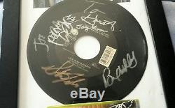 AEROSMITH Steven Tyler Joe Perry frame Signed Autographed album record VIP pass