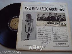ALAN FREED AUTOGRAPHED RECORD PICK HITS OF WMCA RADIO GOOD GUYS 1962 ALBUM