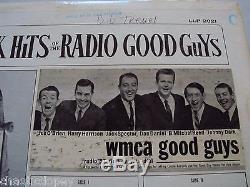 ALAN FREED AUTOGRAPHED RECORD PICK HITS OF WMCA RADIO GOOD GUYS 1962 ALBUM
