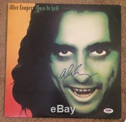 ALICE COOPER Autographed Signed GOES TO HELL Vinyl Record Album PSA DNA COA