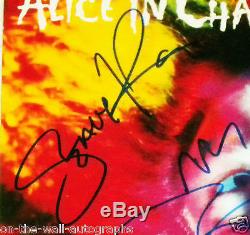 ALICE IN CHAINS HAND SIGNED AUTOGRAPHED FACELIFT ALBUM FLAT BY 3! WithPROOF+C. O. A
