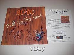 ANGUS YOUNG MALCOLM YOUNG + 3 Signed AC/DC Album with PSA COA GRADED 10 COMPLETE