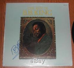 AUTOGRAPHED SIGNED THE BEST OF BB KING RECORD ALBUM