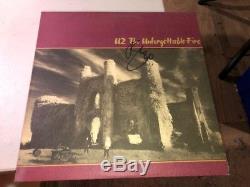 AWESOME Bono U2 Autographed Signed THE UNFORGETTABLE FIRE Album LP