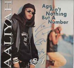 Aaliyah signed Age Ain't Nothing But A Number Record Album LP! RARE! Epperson