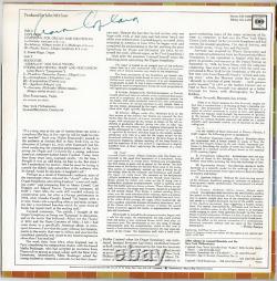 Aaron Copland signed autographed record album! RARE! AMCo Authenticated! 12881