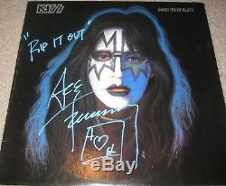 Ace Frehley Signed 1978 Solo Album Lp Awesome! Kiss Poster