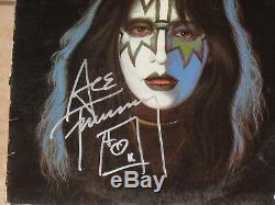 Ace Frehley signed KISS Solo 1978 Album LP Record Vinyl Auto Autographed JSA