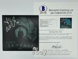 Adele Adkins Signed Skyfall Autograph Album Vinyl 7 Record Bas Beckett Coa Loa
