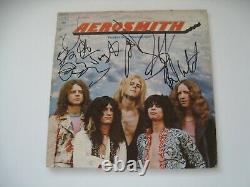 Aerosmith Band Autographed Signed Debut Album Self Titled Vinyl JSA # Z08589