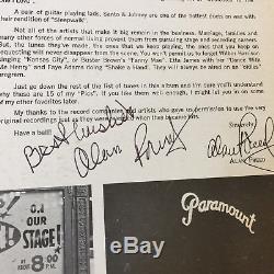 Alan Freed Autograph He Signed Top 15 Recordings Shamed Disc Jockey 1962 Album