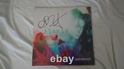Alanis Morrisette Personally Autograph Jagged Little Pill Clear Vinyl LP Signed