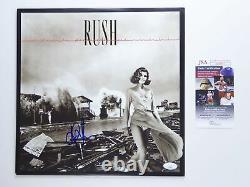 Alex Lifeson Signed Rush Permanent Waves 12x12 LP Album Autographed JSA COA