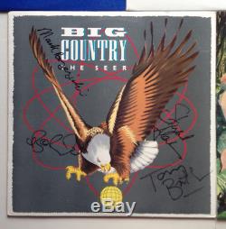 Amazing Lot BIG COUNTRY Autographed RECORD COLLECTION! 5 Albums SIGNED By ALL 4