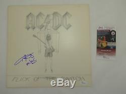 Angus Young AC/DC Autographed Signed Flick of the Switch LP Record Album JSA COA