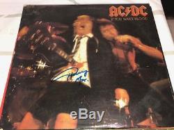 Angus Young AC/DC Signed Autographed IF YOU WANT BLOOD Album LP