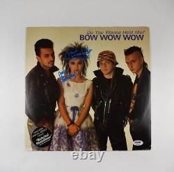 Annabella Lwin Bow Wow Wow Autographed Signed Album LP Record PSA/DNA COA AFTAL