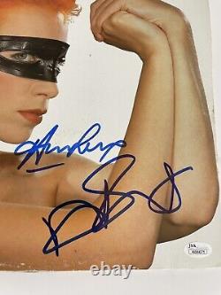 Annie Lennox & Dave Stewart Signed Eurythmics Touch Vinyl Album JSA Certified