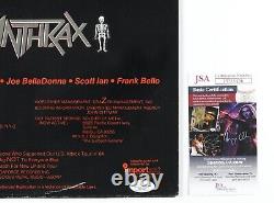 Anthrax JSA Signed Autograph Record Album JSA Vinyl Armed And Dangerous