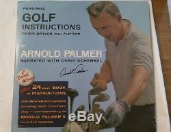 Arnold Palmer Signed Golf Instruction LP Record Album Autographed Auto