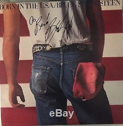 Autographed Born In The USA LP Record Album Hand Signed By Bruce Springsteen