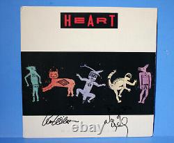 Autographed Hand Signed HEART Band Record Album Cover and LP Bad Animals