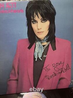 Autographed Joan Jett Album Vinyl with Inscription PSA Sticker Signed Auto