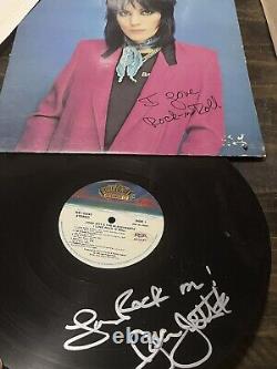 Autographed Joan Jett Album Vinyl with Inscription PSA Sticker Signed Auto